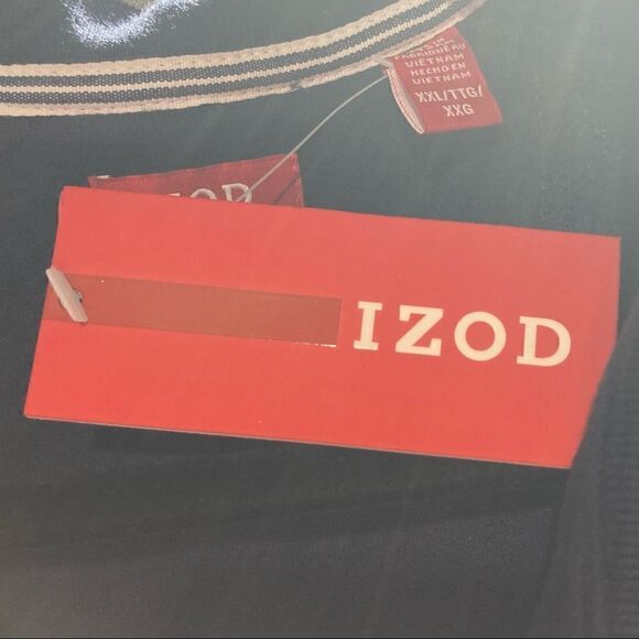 IZOD MIDNIGHT BLUE VARSITY FLEECE  / NWT / XXL - Picture 4 of 8